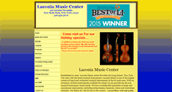 Desktop Screenshot of laconiamusiccenter.com
