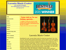 Tablet Screenshot of laconiamusiccenter.com